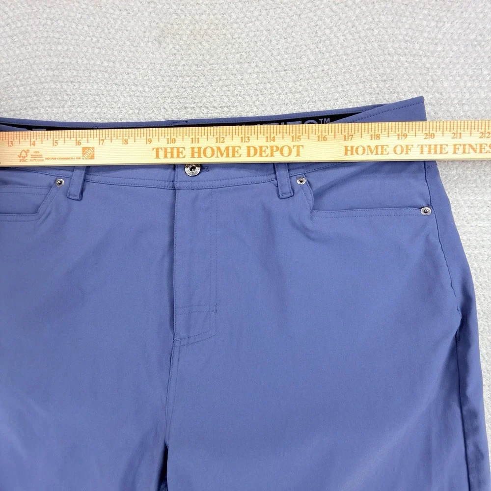 Gerry Venture Pants Mens 40x30 (40x28.5) Blue Stretch Hiking Commuter Nylon Tech
